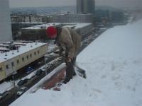 Odstranění sněhu ze střechy Praha 